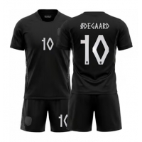 Camiseta Noruega Martin Odegaard #10 Segunda Equipación Replica Mundial 2026 para niños mangas cortas (+ Pantalones cortos)